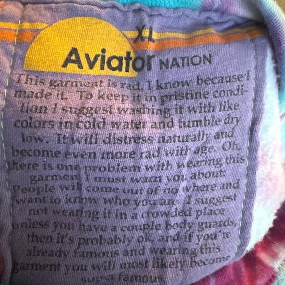 Aviator Nation Multicolor Tie-Dye Sweater - Picture 4 of 4